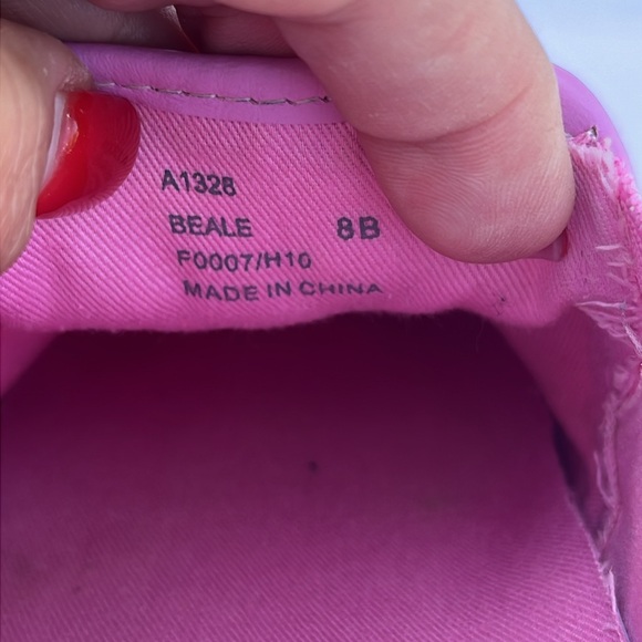 COACH Beale Multicolor Signature Slip On Sneakers PINK Flats! - Picture 9 of 16